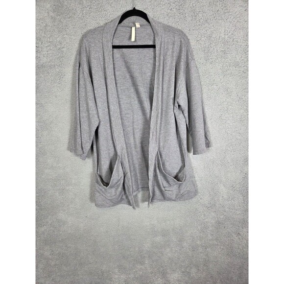 Pure Jill Cardigan Sweater Womens Large Open Front Stretch Lightweight Drape Lay - Picture 1 of 7